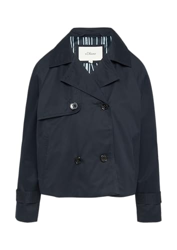 s.Oliver Cabanjacke mit Raglanärmeln und Streifenfutter Navy 46 von s.Oliver