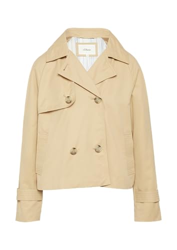 s.Oliver Cabanjacke mit Raglanärmeln und Streifenfutter Sandstein 38 von s.Oliver