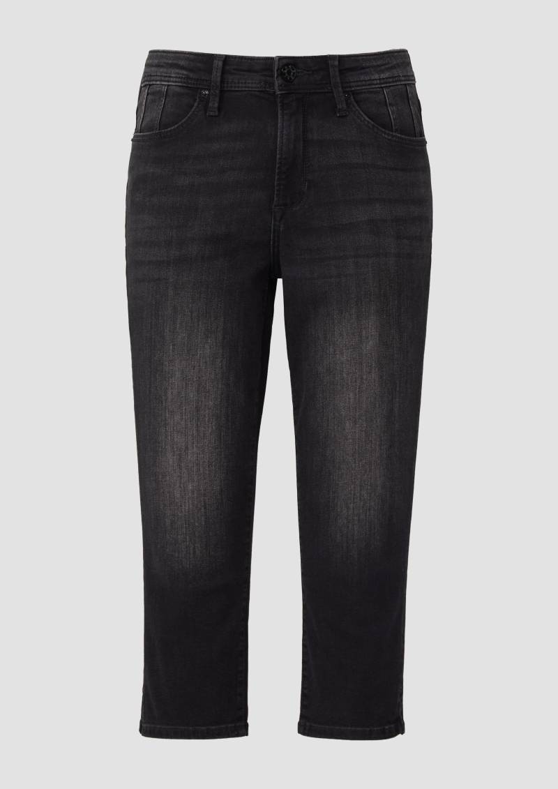 s.Oliver - Capri-Jeans Betsy / Slim Fit / Mid Rise / Slim Leg, Damen, grau von s.Oliver