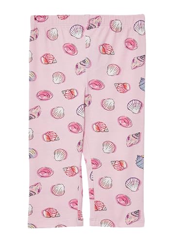 s.Oliver Capri-Leggings aus Baumwollmix mit All-Over-Print zartrosa 116 von s.Oliver