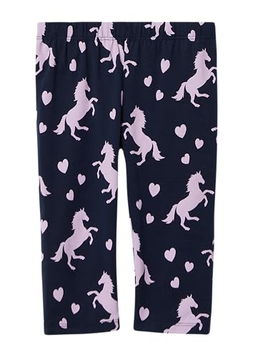 s.Oliver Capri-Leggings mit All-Over-Print Navy 140 von s.Oliver