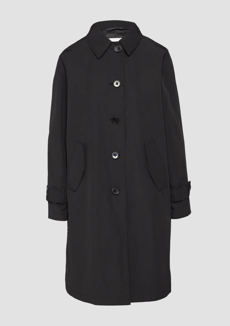 s.Oliver - Carcoat mit Rückenschlitz und Riegeldetail am Ärmel, Damen, schwarz s.Oliver - Carcoat mit Rückenschlitz und Riegeldetail am Ärmel, Damen, schwarz von s.Oliver