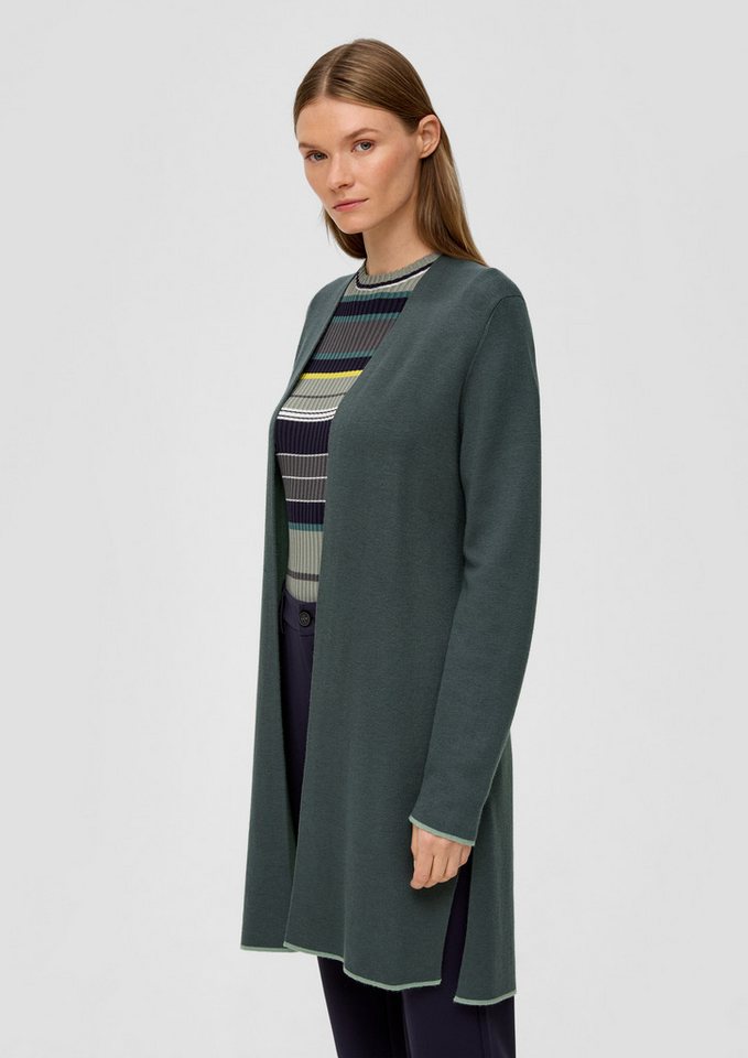 s.Oliver Cardigan Strickjacke Long-Cardigan in Doubleface-Qualität von s.Oliver