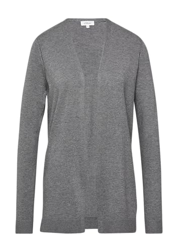 s.Oliver Cardigan aus Viskose-Baumwoll-Mix Graphit 46 von s.Oliver