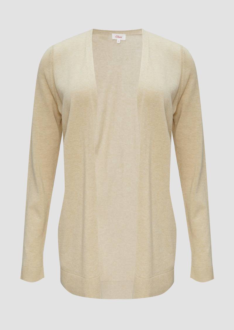 s.Oliver - Cardigan aus Viskose-Baumwollmix, Damen, Beige s.Oliver - Cardigan aus Viskose-Baumwollmix, Damen, Beige von s.Oliver