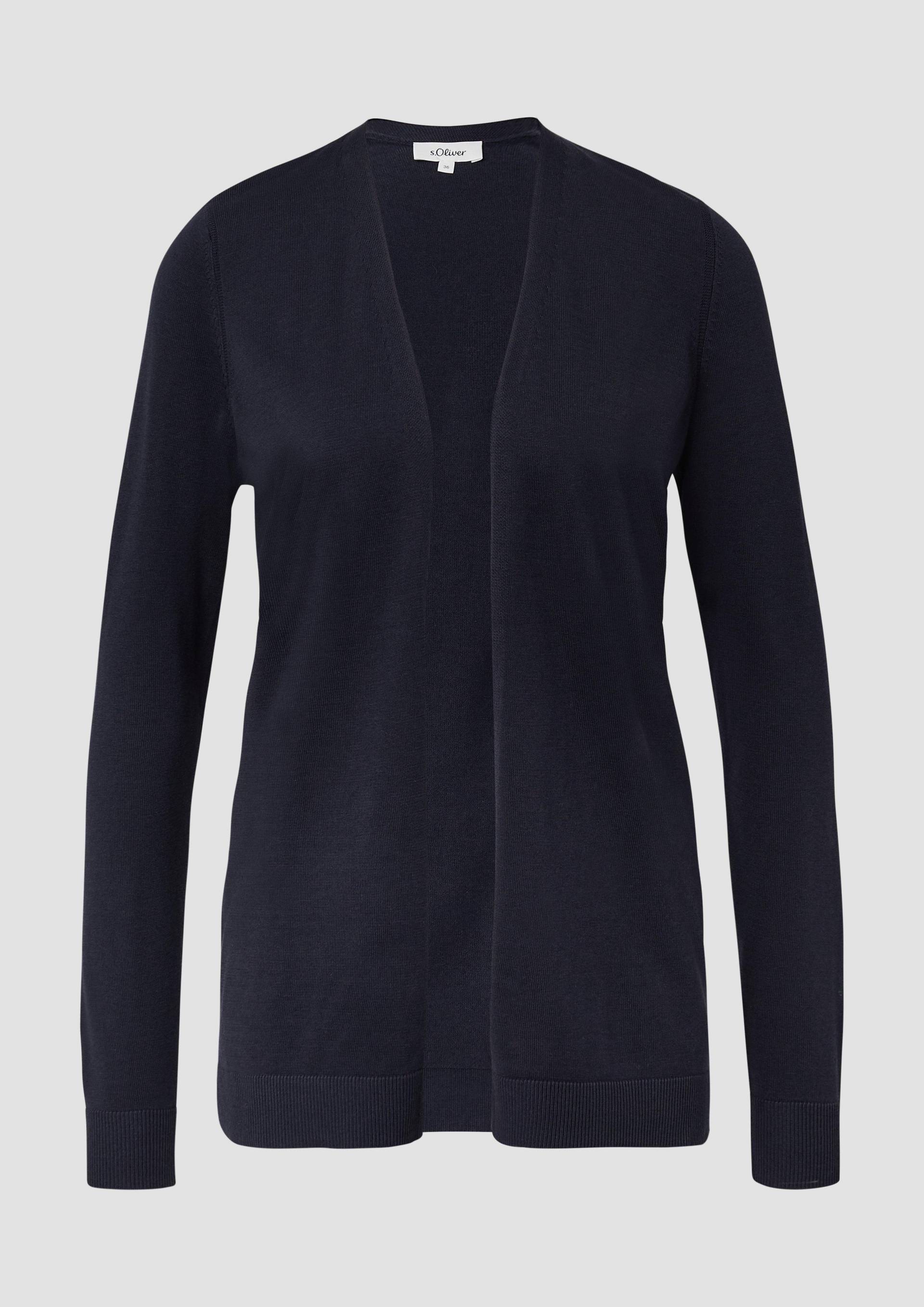 s.Oliver - Cardigan aus Viskose-Baumwollmix, Damen, blau s.Oliver - Cardigan aus Viskose-Baumwollmix, Damen, blau von s.Oliver