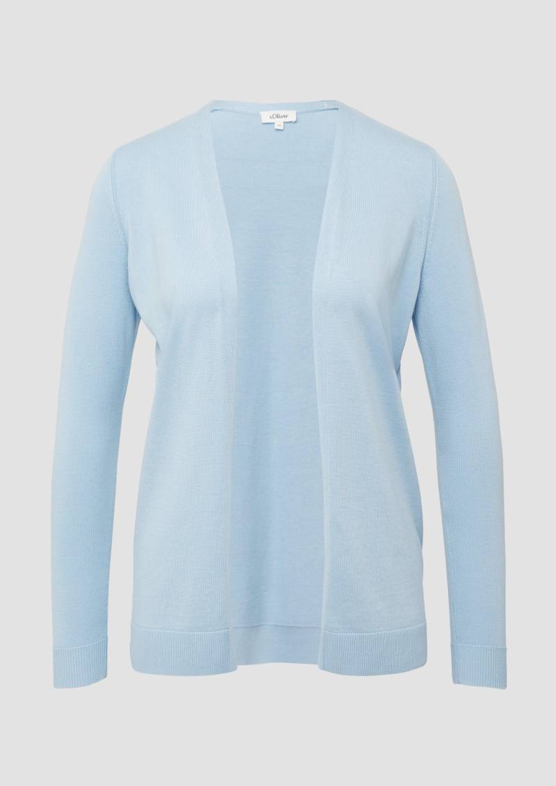 s.Oliver - Cardigan aus Viskose-Baumwollmix, Damen, blau s.Oliver - Cardigan aus Viskose-Baumwollmix, Damen, blau von s.Oliver