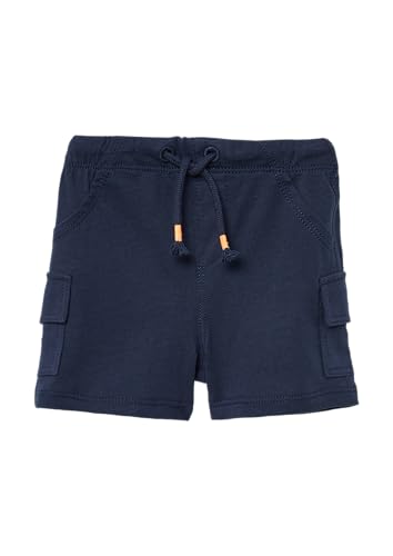 s.Oliver Cargo-Shorts aus Baumwolle mit verstellbarem Elastikbund Navy 80 von s.Oliver