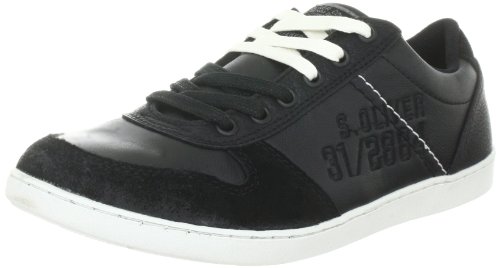 s.Oliver Casual 5-5-13600-29, Herren Fashion Sneakers, Schwarz (Black 1), EU 44 von s.Oliver