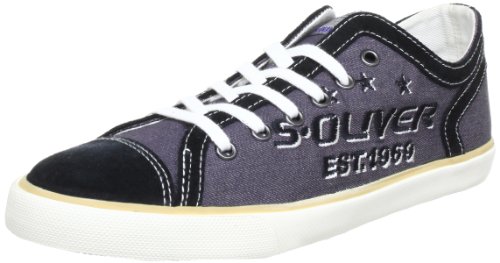 s.Oliver Casual 5-5-13603-20, Herren Sneaker, Schwarz (Black 1), EU 46 von s.Oliver