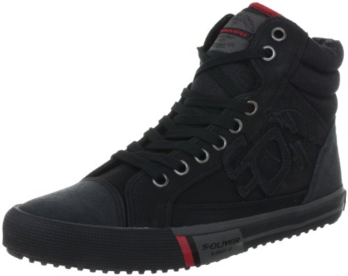 s.Oliver Casual 5-5-16200-29, Herren Sportive Sneakers, Schwarz (Black 1), EU 46 von s.Oliver