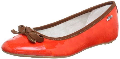 s.Oliver Casual 5-5-22101-30, Damen Ballerinas, Orange (Orange 606), EU 37 von s.Oliver