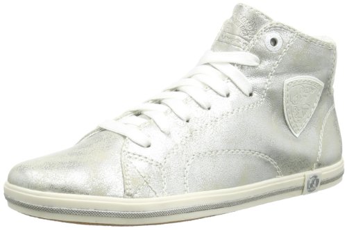s.Oliver Casual 5-5-25211-22 Damen Sneaker, Silber (Silver 941), EU 38 von s.Oliver