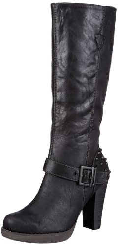 s.Oliver Casual 5-5-25504-21, Damen Stiefel, Schwarz (Black Antic 001), EU 42 von s.Oliver