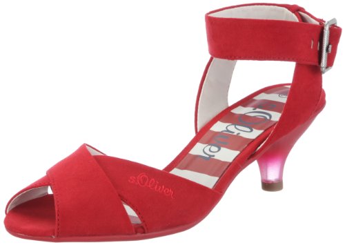 s.Oliver Casual 5-5-28204-28, Damen Sandalen/Fashion-Sandalen, Rot (Red 500), EU 36 von s.Oliver