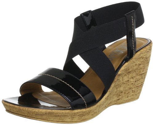 s.Oliver Casual 5-5-28344-20, Damen Sandalen, Schwarz (Black 1), EU 40 von s.Oliver