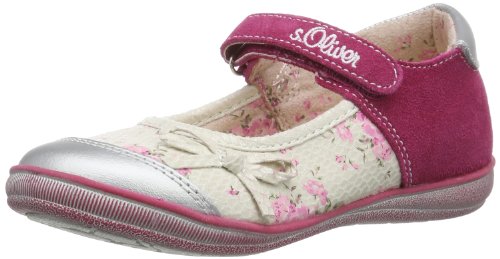 s.Oliver Casual 5-5-32622-22 Mädchen Ballerinas, Pink (Fuxia Comb 599), EU 25 von s.Oliver