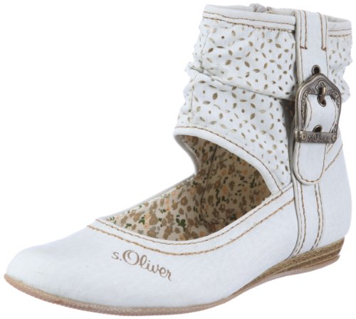 s.Oliver Casual 5-5-42200-28, Mädchen Ballerinas, Weiss (White 100), EU 35 von s.Oliver