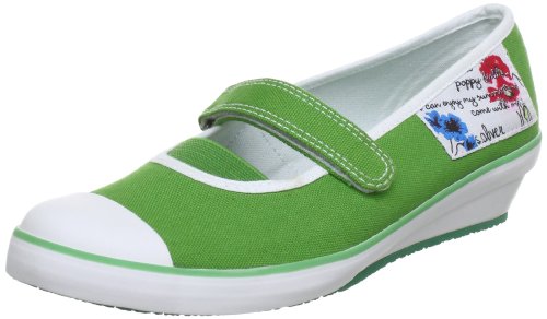 s.Oliver Casual 5-5-42206-20, Mädchen Ballerinas, Grün (Green 700), EU 34 von s.Oliver