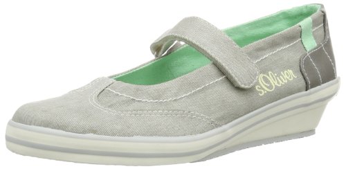 s.Oliver Casual 5-5-42602-22 Mädchen Mary Jane Halbschuhe, Grau (Grey 200), EU 37 von s.Oliver