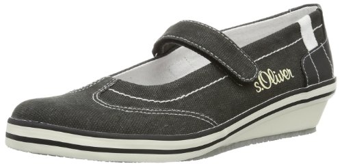 s.Oliver Casual 5-5-42602-22 Mädchen Mary Jane Halbschuhe, Schwarz (Black 001), EU 36 von s.Oliver