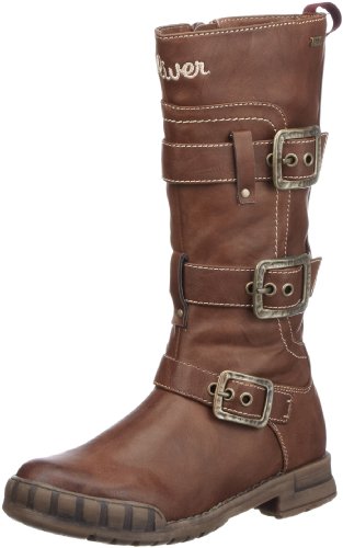 s.Oliver Casual 5-5-46418-29, Mädchen Stiefel, Braun (NUT 440), EU 35 von s.Oliver