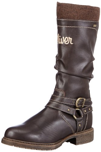 s.Oliver Casual 5-5-46444-21, Mädchen Stiefel, Braun (Brown 300), EU 35 von s.Oliver