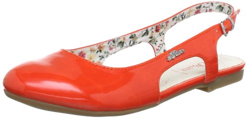 s.Oliver Casual 5-5-49400-30, Mädchen Ballerinas, Orange (Orange 606), EU 33 von s.Oliver