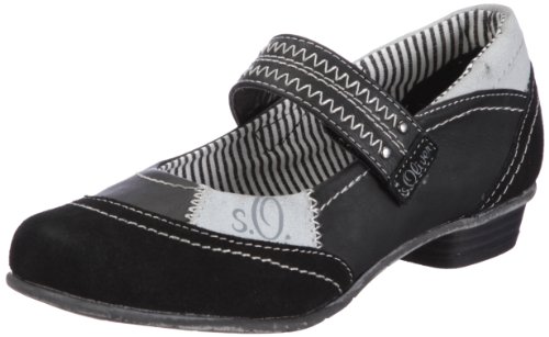 s.Oliver Casual 5-5-52605-28, Mädchen Sneaker, Schwarz (Black/White 11), EU 38 von s.Oliver