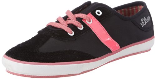 s.Oliver Casual 5-5-53220-20, Mädchen Sneaker, Schwarz (Black 1), EU 40 von s.Oliver