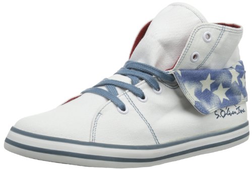 s.Oliver Casual 5-5-55213-22 Unisex-Kinder Sneaker, Weiß (White Comb 197), EU 39 von s.Oliver