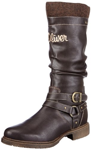 s.Oliver Casual 5-5-56444-21, Mädchen Stiefel, Braun (Brown 300), EU 36 von s.Oliver