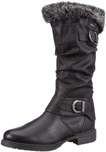 s.Oliver Casual 5-5-56444-29, Mädchen Stiefel, Schwarz (Black 1), EU 40 von s.Oliver