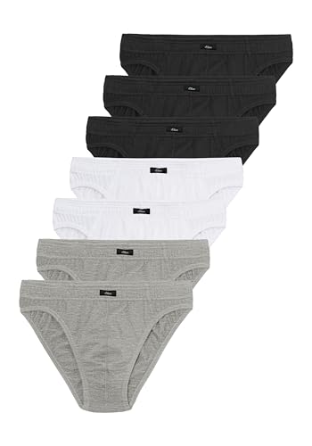 s.Oliver Change Daily: 7er Pack Klassische Slip-Unterhosen in weiß, schwarz & grau – ultimativer Komfort für jeden Tag s.Oliver Change Daily: 7er Pack Klassische Slip-Unterhosen in weiß, schwarz & grau – ultimativer Komfort für jeden Tag von s.Oliver