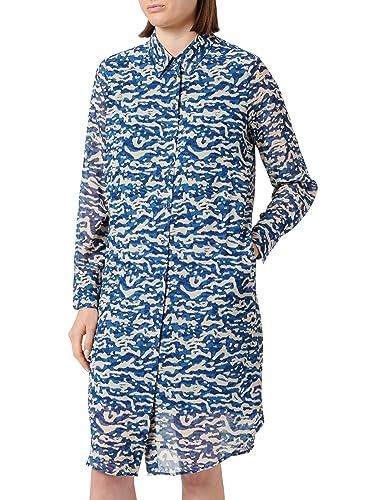s.Oliver Chiffon-Kleid mit Alloverprint dunkelblau 36 s.Oliver Chiffon-Kleid mit Alloverprint dunkelblau 36 von s.Oliver