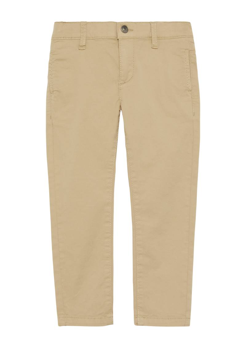 s.Oliver - Chino Brad / Slim Fit / Mid Rise / Slim Leg, Kinder, Beige von s.Oliver
