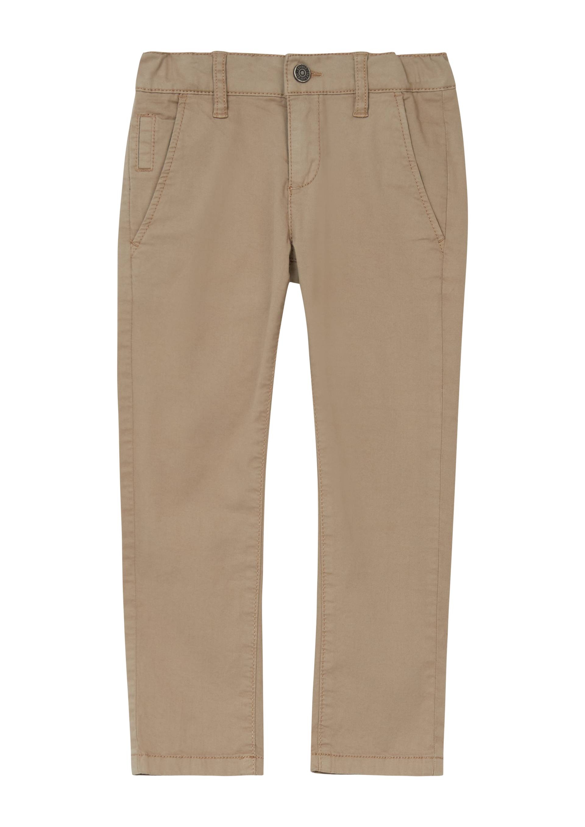 s.Oliver - Chino Brad / Slim Fit / Mid Rise / Slim Leg, Kinder, Beige von s.Oliver