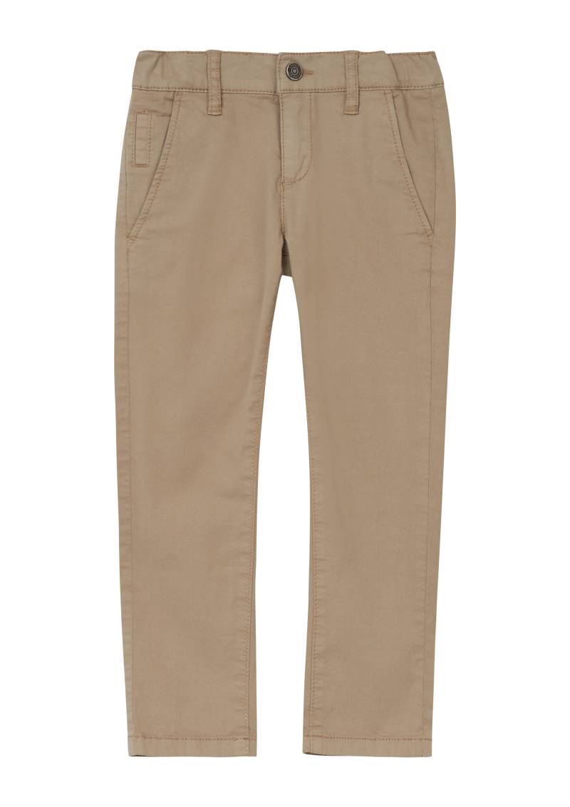 s.Oliver - Chino Brad / Slim Fit / Mid Rise / Slim Leg, Kinder, Beige von s.Oliver