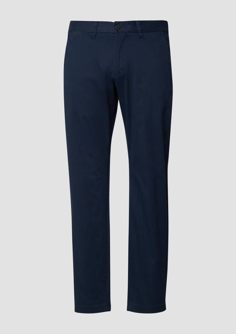 s.Oliver - Chino aus feinem Baumwollstretch, Herren, blau von s.Oliver