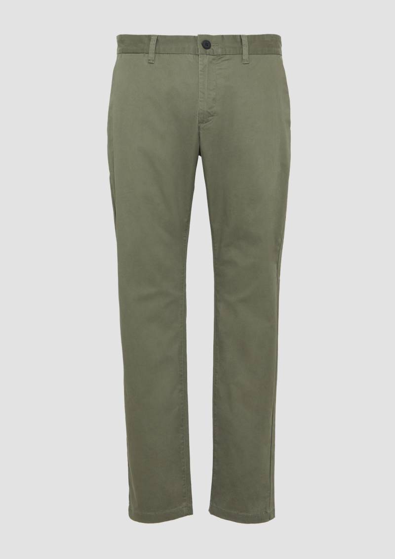 s.Oliver - Chino aus feinem Baumwollstretch, Herren, Grün von s.Oliver