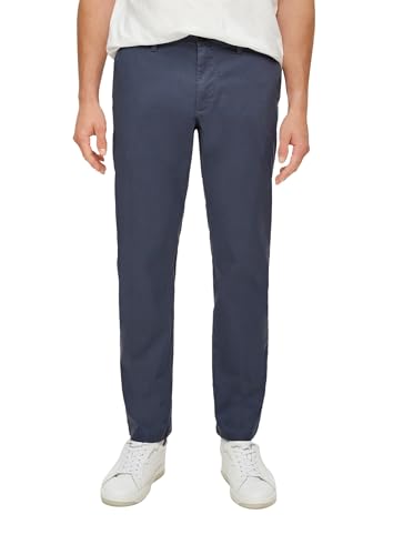 s.Oliver Herren 2138887 Chino Mit Canvas Struktur, Blue 5777, 38W / 34L EU von s.Oliver