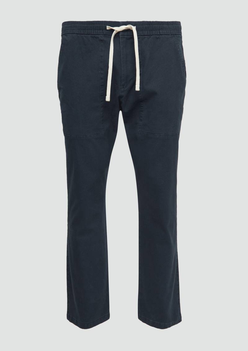 s.Oliver - Chinohose im Relaxed Fit aus Baumwollstretch, Herren, blau von s.Oliver