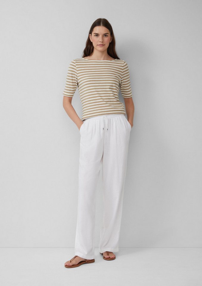 s.Oliver Chinos Hose Leichte Leinenmix-Hose mit Elastikbund von s.Oliver