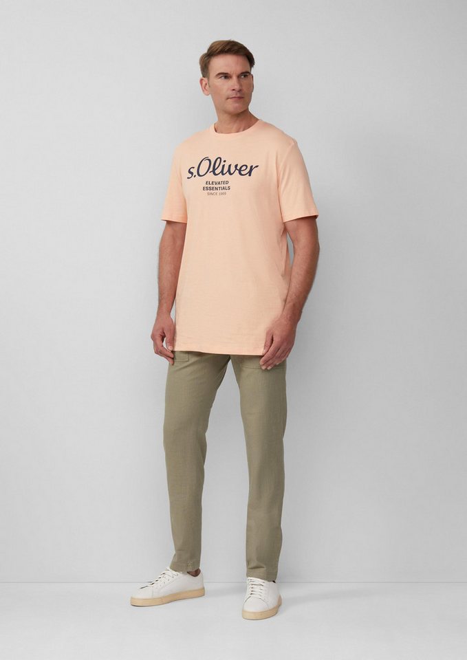 s.Oliver Chinos Hose PHOENIX Detroit: Cropped-Hose aus Leinenmix im Relaxed Fit von s.Oliver