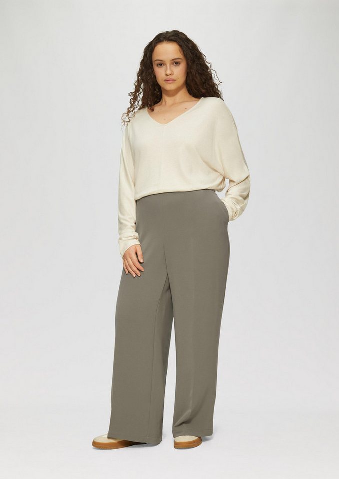 s.Oliver Chinos Hose Wide-Leg-Hose mit elastischem Bund von s.Oliver