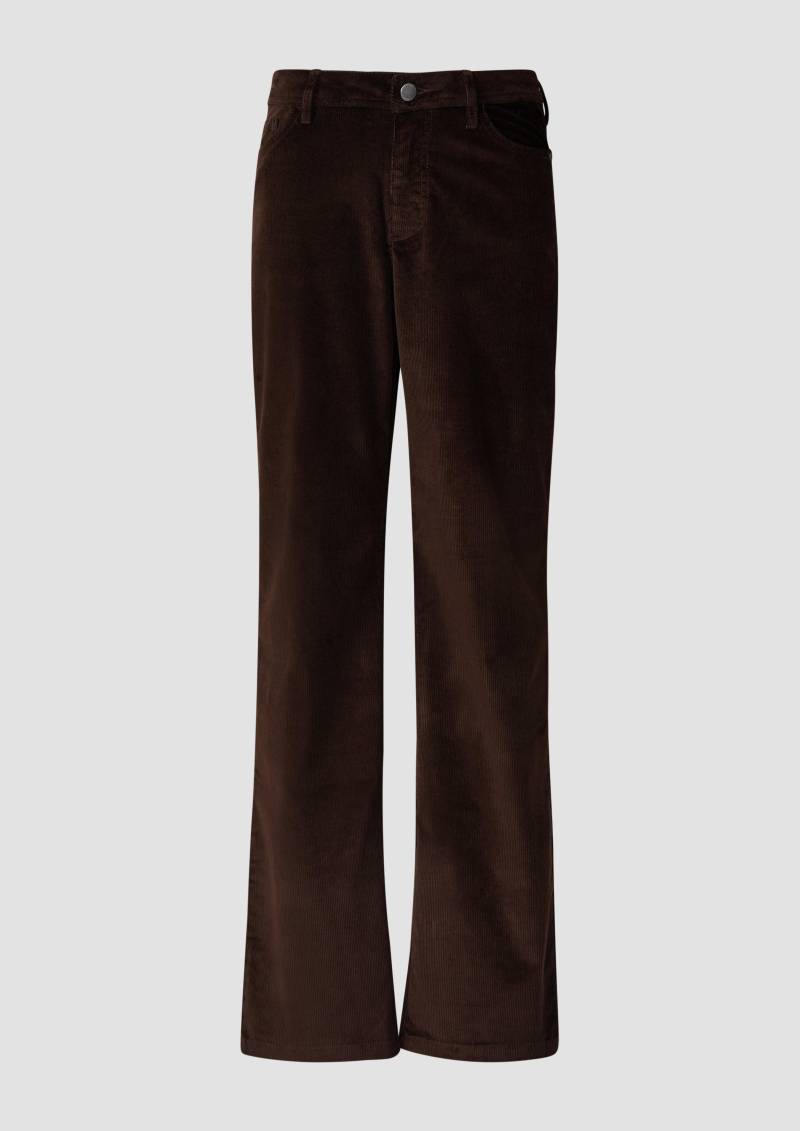 s.Oliver - Cordhose / Regular Fit / Mid Rise / Straight Leg, Damen, braun von s.Oliver