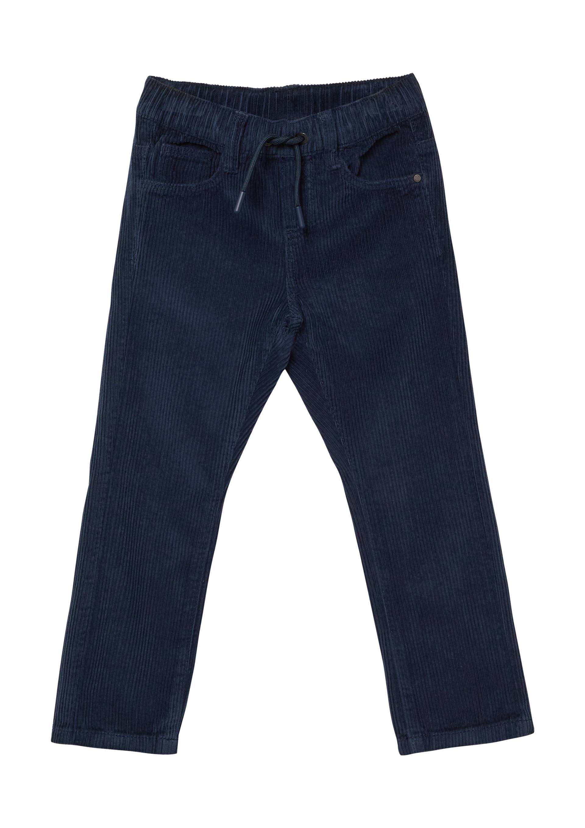 s.Oliver - Cordhose Pelle / Regular Fit / Mid Rise / Straight Leg / Elastikbund, Kinder, blau von s.Oliver