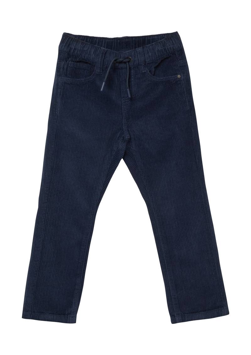 s.Oliver - Cordhose Pelle / Regular Fit / Mid Rise / Straight Leg / Elastikbund, Kinder, blau von s.Oliver