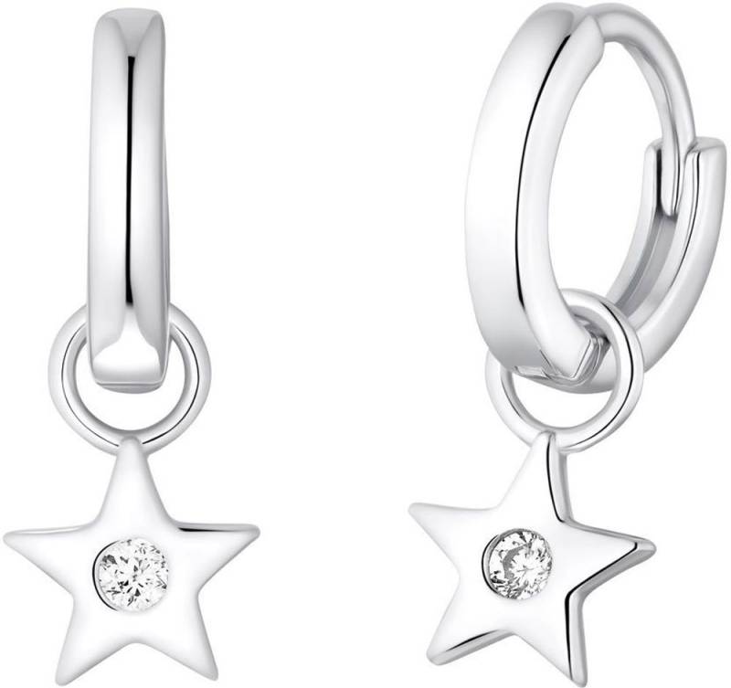 s.Oliver Creolen-Set Kinder Kreolen mit Stern Anhänger - s.Oliver Jewelry Modell: 2035517 von s.Oliver