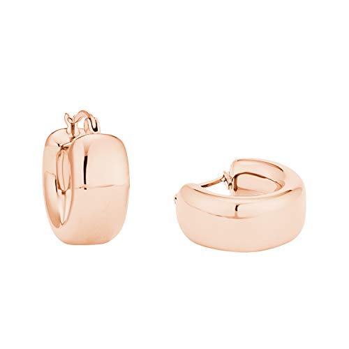 s.Oliver Creolen Edelstahl Damen Ohrschmuck, 2 cm, Roséfarben, Kommt in Schmuck Geschenk Box, 2028467 von s.Oliver